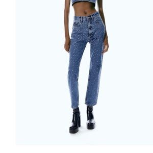 Brand new jewel Zara jeans size 25
